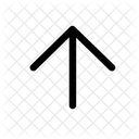 Nach Oben Pfeil Richtung Symbol