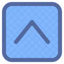 Nach Oben Pfeil Richtung Symbol