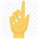 Hoch Interaktiv Finger Icon