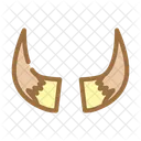 Bisao Chifre Animal Icon