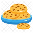 Biscoitos De Chocolate Bolachas Bolachas Icon