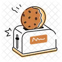 Biscuit Toaster Toaster Machine Chocolate Cookie Icon
