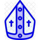 Bishops Hat St Patrick Day Calendar Icon