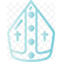 Bishops Hat St Patrick Day Calendar Icon