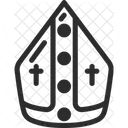 Bishops Hat St Patrick Day Calendar Icon