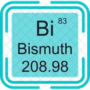Bismuth Periodic Table Chemistry Icon