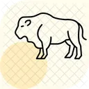 Bison Icône