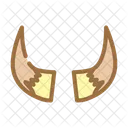 Bison Horn Animal Icon