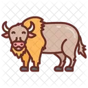 Bison Bull Buffalo Icon