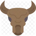 Bison Skull Horn Icon