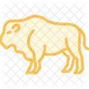Bison Mammal Buffalo Icon