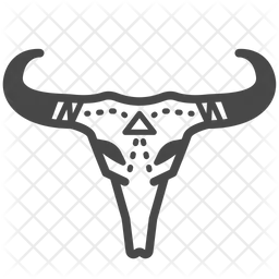 Bisonschädel  Symbol