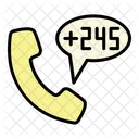 County Dial Code Expand Filledoutline Symbol