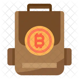 Bit Coin Bag  Icon