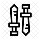 Bit Schwert Arcade Gaming Symbol
