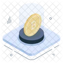 Bitcoin Cryptocurrency Crypto Icône