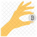 Bitcoin Kryptowahrung Internetgeld Symbol