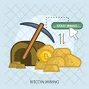 Bitcoin Mining Cursor Icon