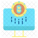 Computer Bitcoin Bitcoin Cryptocurrency Icon