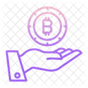 Hand Bitcoin Bitcoin Crypto Icon