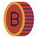 Cryptocurrency Bitcoin Gold Icon
