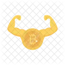 Bitcoin Success Crypto Icon
