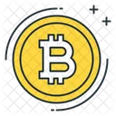 Bitcoin Blockchain Digital Icon