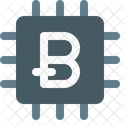 Bitcoin Mining Processor Icon