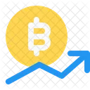 Bitcoin Value Growth Icon