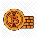 Bitcoin Cryptocurrency Blockchain Icône
