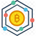 Bitcoin Bitcoin Network Blockchain Icon