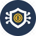 Bitcoin Encrypted Security Icon