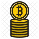 Bitcoin Bank Digital Icon