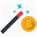 Bitcoin Wizard Money Icon