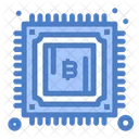 Bitcoin Chip Bitcoin Cryptocurrency Icon
