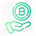 Bitcoin Crypto Digital Icon