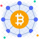 Bitcoin Network Transaction Icon