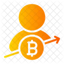 Bitcoin Investor Earning Icon