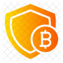 Bitcoin Safety Protection Icon