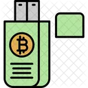Bitcoin Usb Storage Symbol