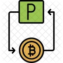 Bitcoin Exchange Paypal Icon