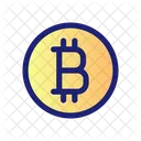 Blockchain Virtual Bitcoin Icon
