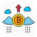 Bitcoin Growth Bitcoin Value Btc Value Icon