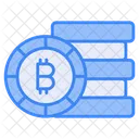 Bitcoin Cryptocurrency Coins Icon