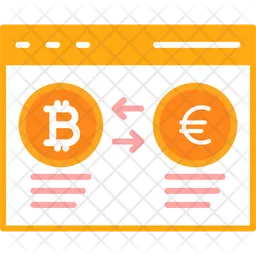 Bitcoin a euro  Icono