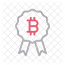 Bitcoin-Abzeichen  Symbol