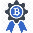 Bitcoin-Abzeichen  Symbol