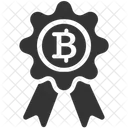 Bitcoin-Abzeichen  Symbol