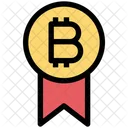 Bitcoin-Abzeichen  Symbol