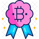 Bitcoin-Abzeichen  Symbol